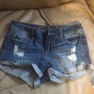 Blue jeans shorts
